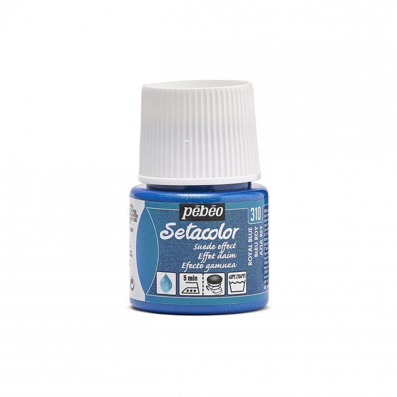 SETACOLOR OPACO EFECTO ANTE 45 ML AZUL REY Nº310