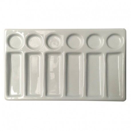 Paleta de porcelana rectangular 20x12cm