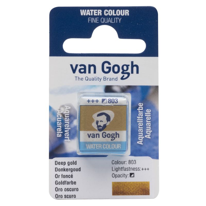 Van Gogh Acuarela Pastilla Oro Oscuro 803 Van Gogh Acuarela Pastilla Oro Oscuro 803