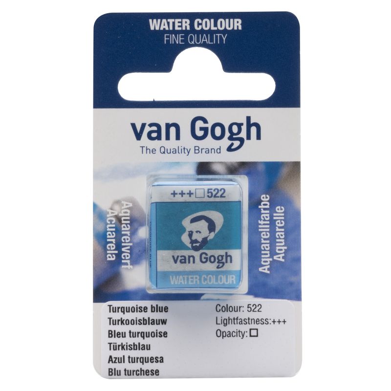 Van Gogh Acuarela Pastilla Azul Turquesa 522 Van Gogh Acuarela Pastilla Azul Turquesa 522