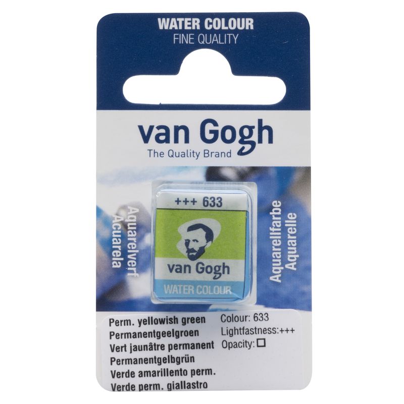 Van Gogh Acuarela Pastilla Verde Amarillento Permanente 633 Van Gogh Acuarela Pastilla Verde Amarillento Permanente 633