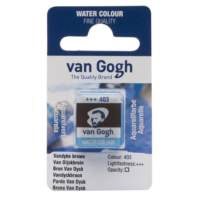 Van Gogh Acuarela Pastilla Pardo Van Dyck 403 Van Gogh Acuarela Pastilla Pardo Van Dyck 403