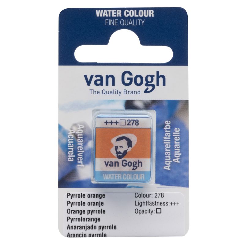 Van Gogh Acuarela Pastilla Anaranjado Pyrrole 278 Van Gogh Acuarela Pastilla Anaranjado Pyrrole 278