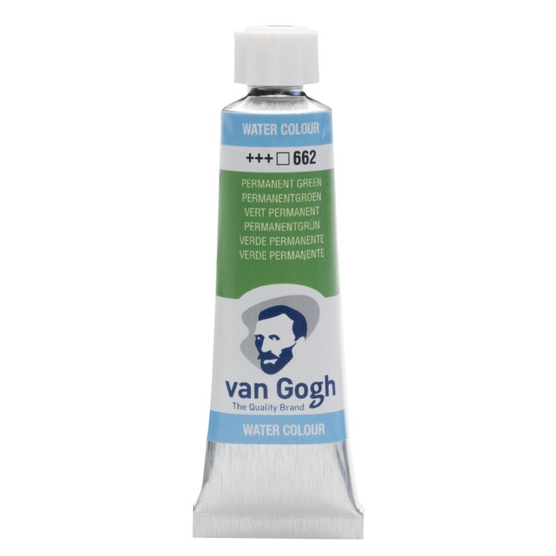 Van Gogh Acuarela Tubo 10 ml Verde Permanente 662
