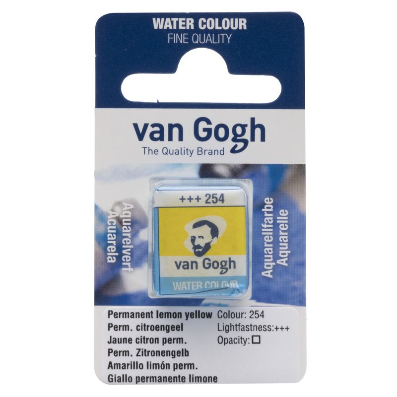 Van Gogh Acuarela Pastilla Amarillo Lim�n Permanent (Primario) 254 Van Gogh Acuarela Pastilla Amarillo Lim�n Permanent (Primario) 254