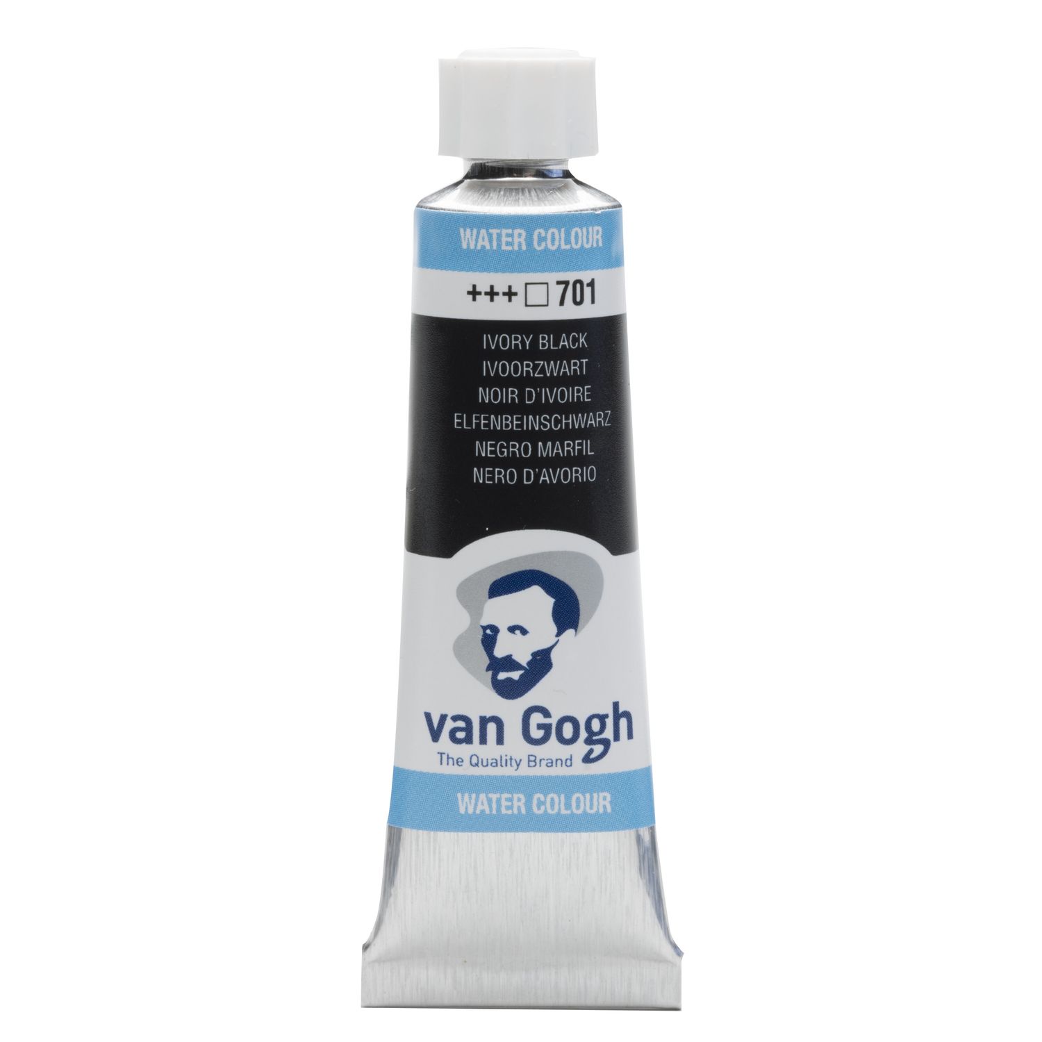 Van Gogh Acuarela Tubo 10 ml Negro Marfil 701