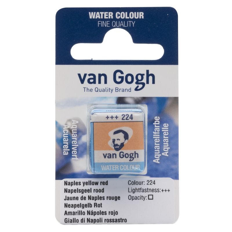 Van Gogh Acuarela Pastilla Amarillo N�poles Rojo 224 Van Gogh Acuarela Pastilla Amarillo N�poles Rojo 224