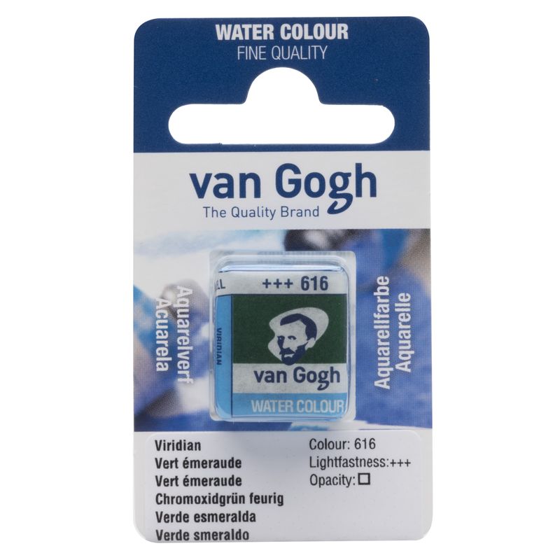 Van Gogh Acuarela Pastilla Verde Esmeralda 616 Van Gogh Acuarela Pastilla Verde Esmeralda 616