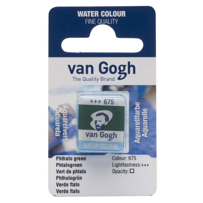 Van Gogh Acuarela Pastilla Verde Ftalo 675 Van Gogh Acuarela Pastilla Verde Ftalo 675