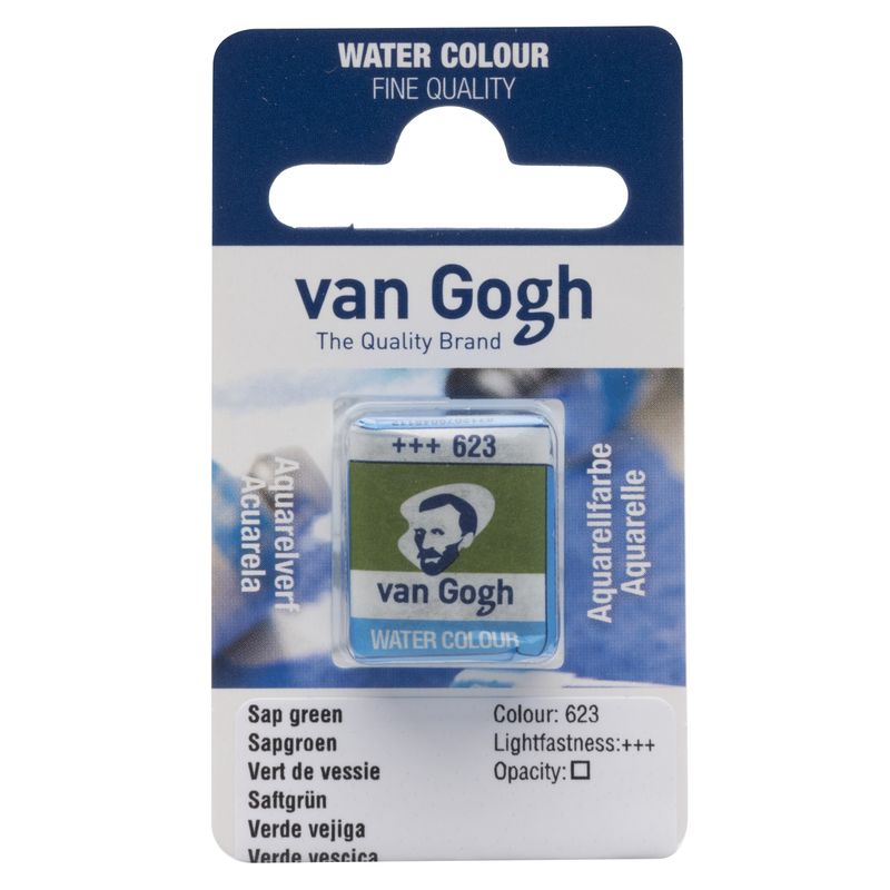 Van Gogh Acuarela Pastilla Verde Vejiga 623 Van Gogh Acuarela Pastilla Verde Vejiga 623