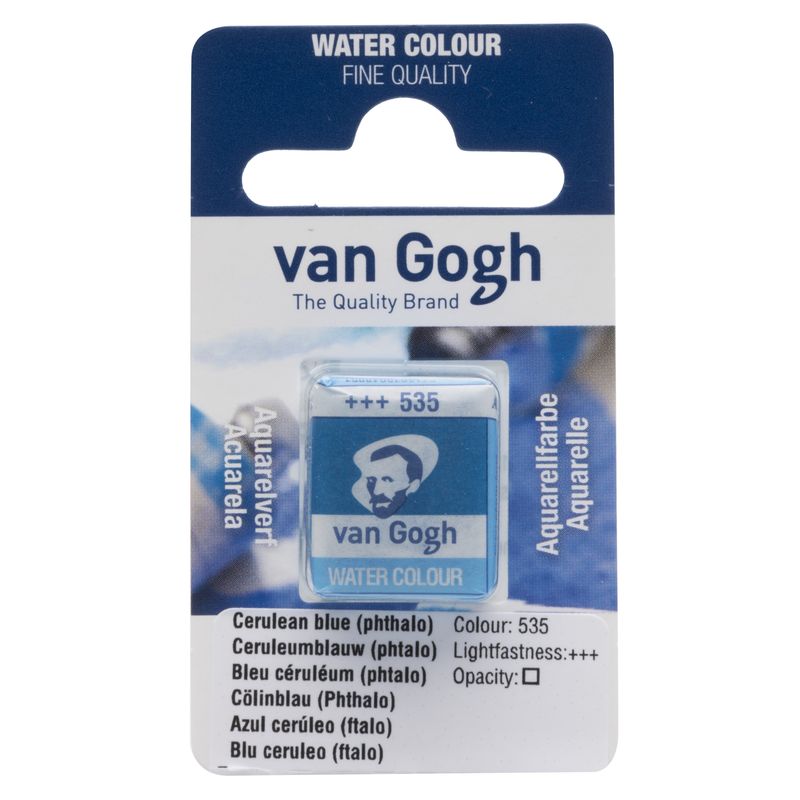 Van Gogh Acuarela Pastilla Azul Cer�leo (Ftalo) 535 Van Gogh Acuarela Pastilla Azul Cer�leo (Ftalo) 535