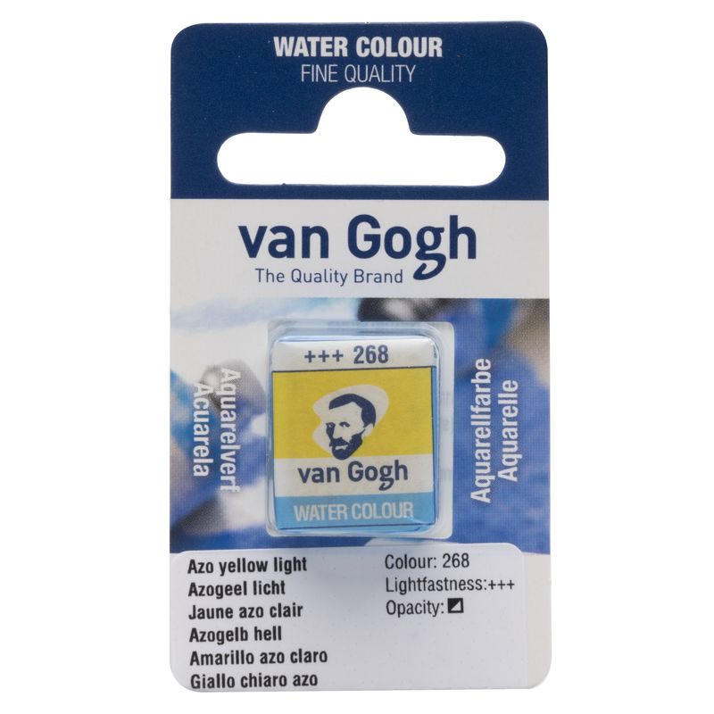 Van Gogh Acuarela Pastilla Amarillo Azo Claro 268 Van Gogh Acuarela Pastilla Amarillo Azo Claro 268