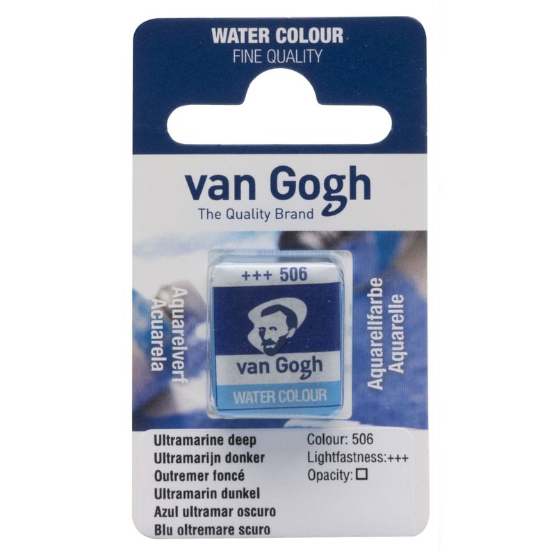 Van Gogh Acuarela Pastilla Azul Ultramar Oscuro 506 Van Gogh Acuarela Pastilla Azul Ultramar Oscuro 506