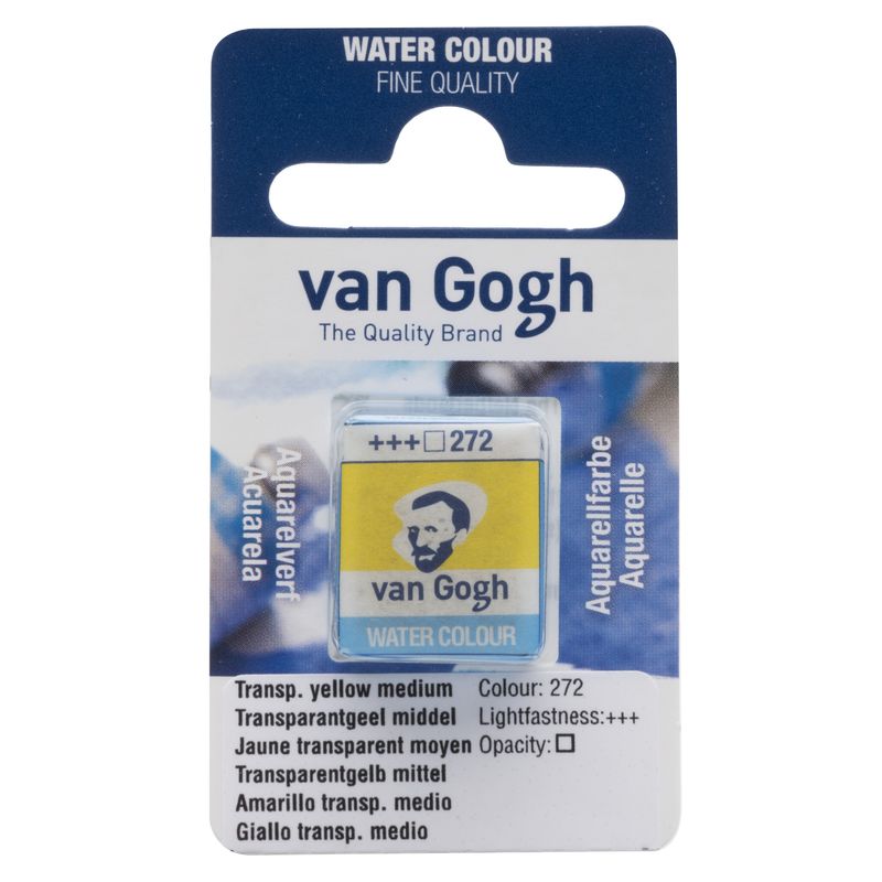 Van Gogh Acuarela Pastilla Amarillo Transparente Medio 272 Van Gogh Acuarela Pastilla Amarillo Transparente Medio 272