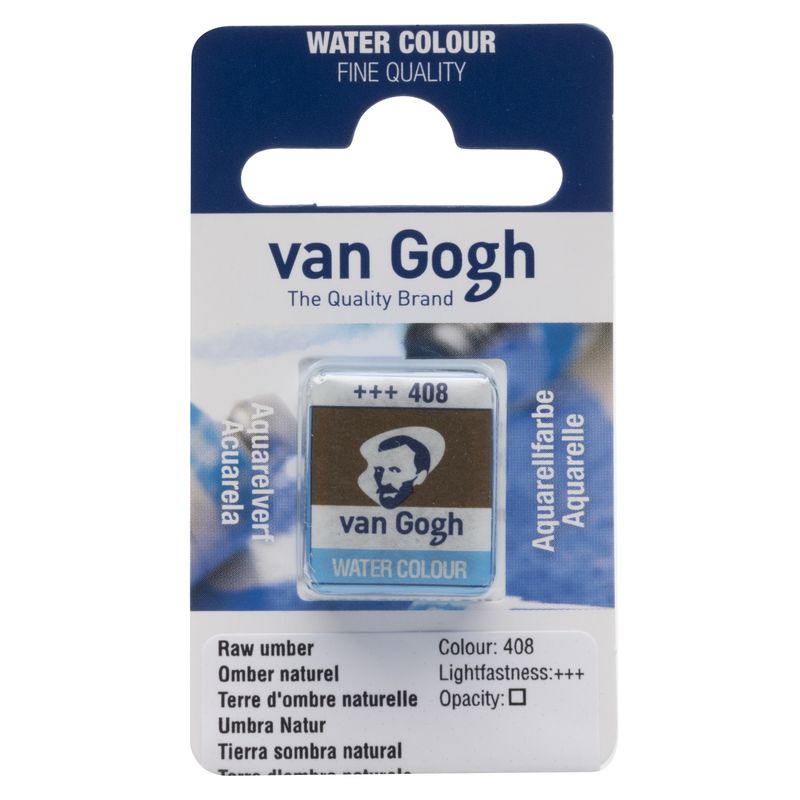 Van Gogh Acuarela Pastilla Tierra Sombra Natural 408 Van Gogh Acuarela Pastilla Tierra Sombra Natural 408
