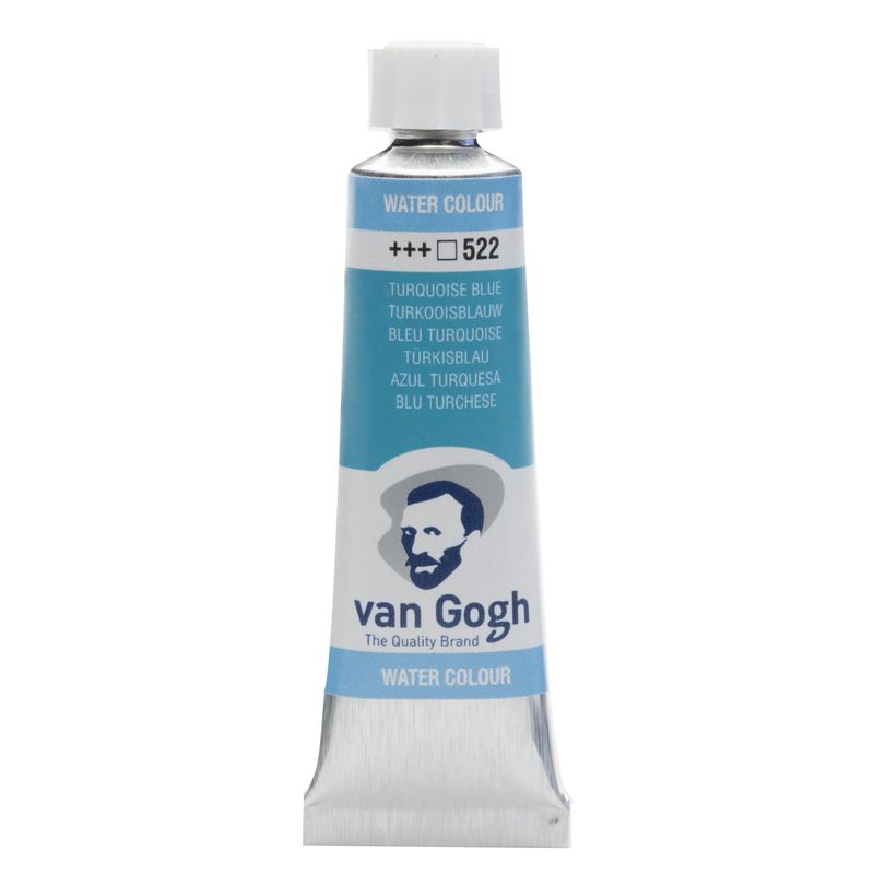 Van Gogh Acuarela Tubo 10 ml Azul Turquesa 522