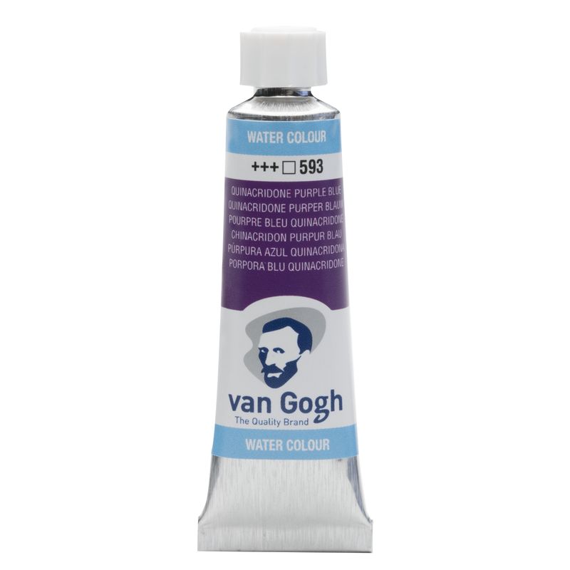Van Gogh Acuarela Tubo 10 ml Purpura Quinacridona Azulado 593