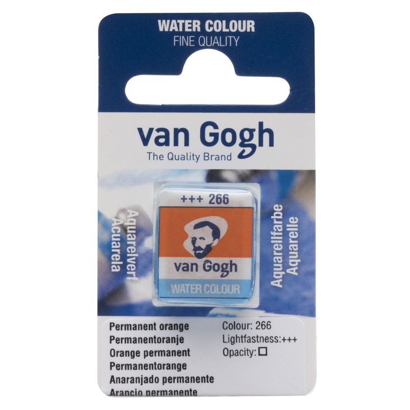 Van Gogh Acuarela Pastilla Anaranjado Permanente 266 Van Gogh Acuarela Pastilla Anaranjado Permanente 266