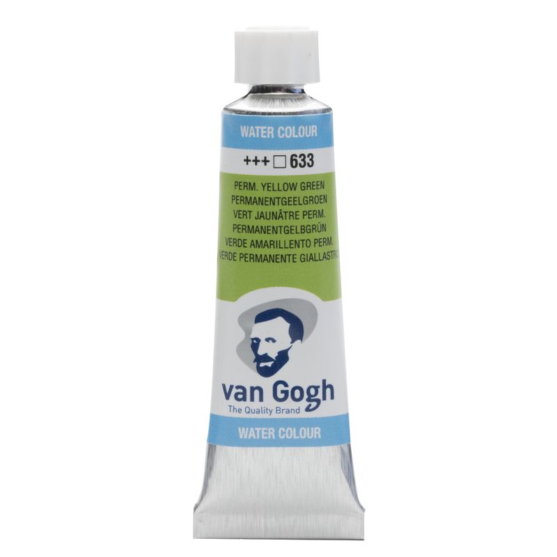 Van Gogh Acuarela Tubo 10 ml Verde Amarillento Permanente 633