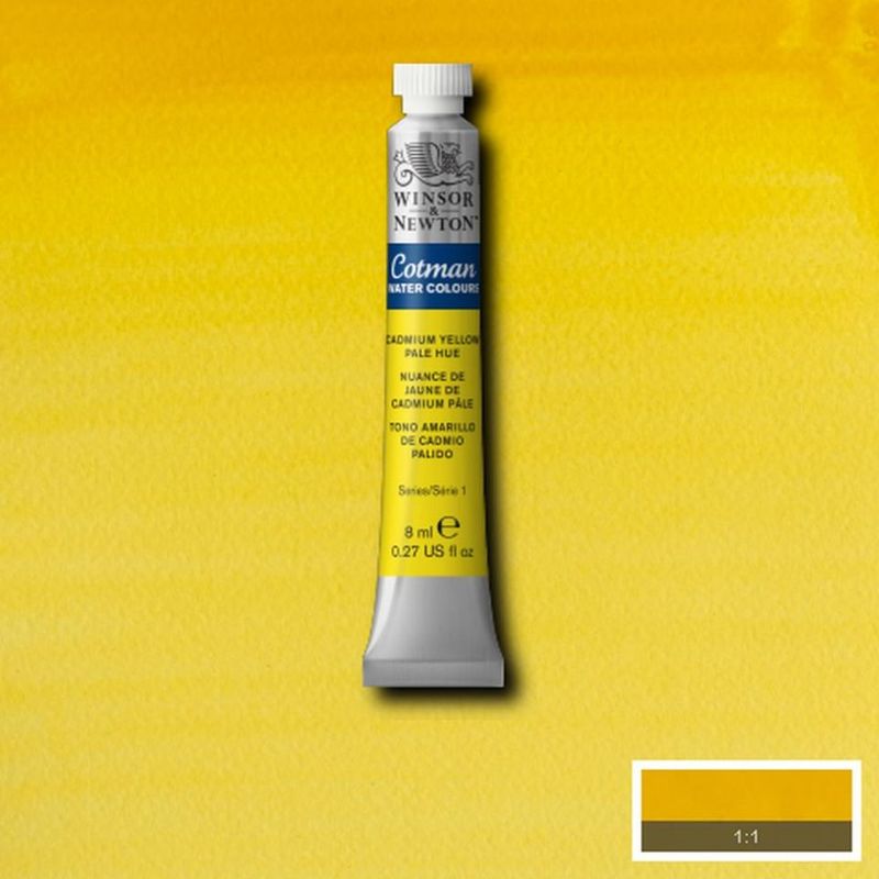 Tono pálido amarillo cadmio tubo 8ml Tono pálido amarillo cadmio tubo 8ml