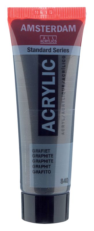 Amsterdam Tubo 20 ml Grafito 840 Amsterdam Tubo 20 ml Grafito 840