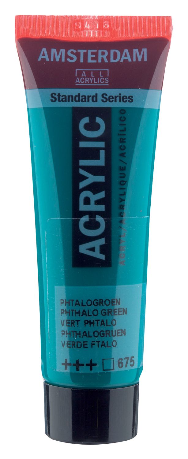 Amsterdam Tubo 20 ml Verde Ftalo 675