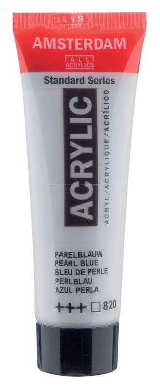 Amsterdam Tubo 20 ml Azul Perla 820 Amsterdam Tubo 20 ml Azul Perla 820