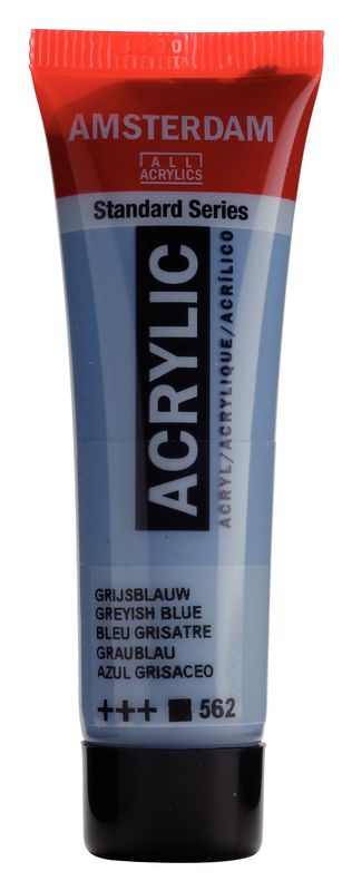 Amsterdam Tubo 20 ml Azul Grisaceo 562 Amsterdam Tubo 20 ml Azul Grisaceo 562
