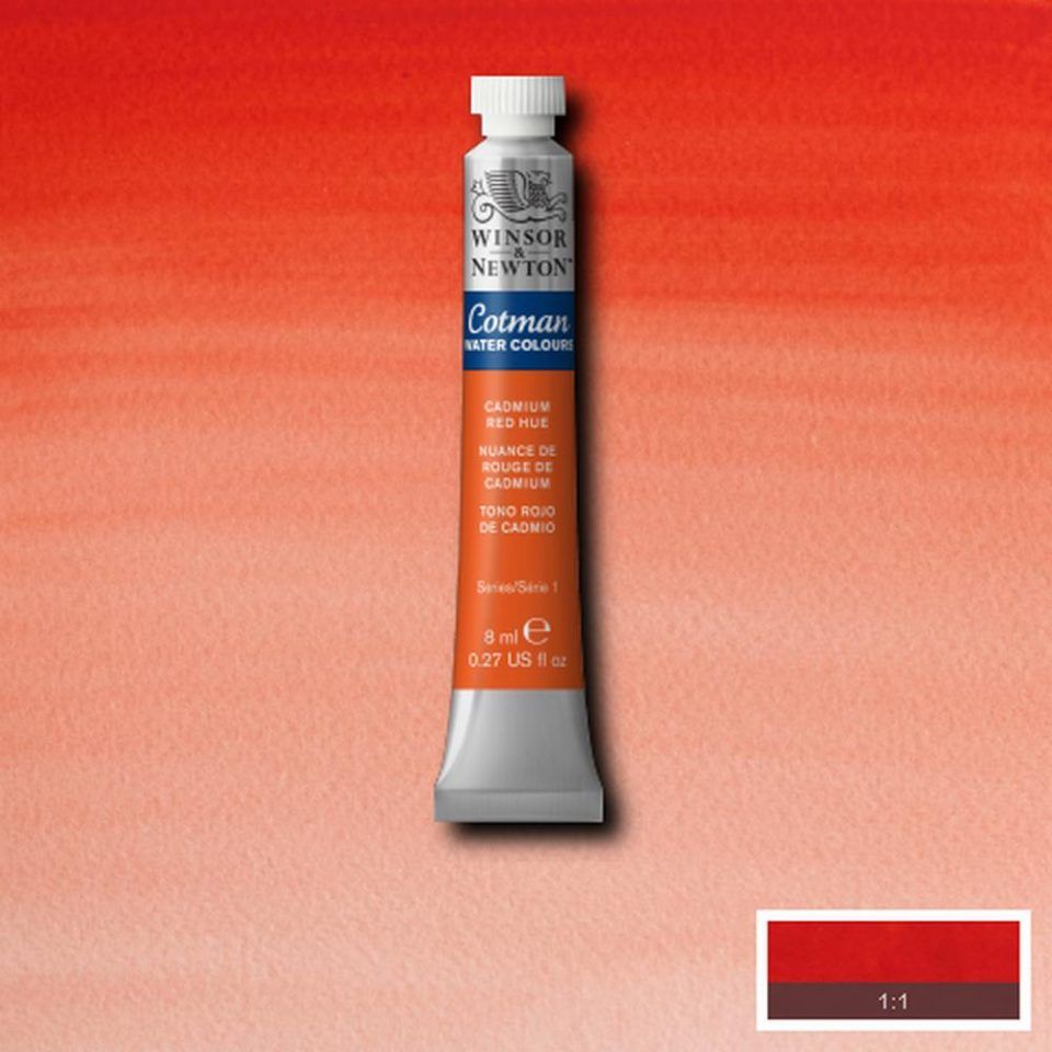 Tono rojo cadmio tubo 8ml