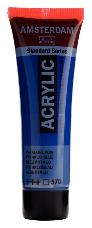 Amsterdam Tubo 20 ml Azul Ftalo 570 Amsterdam Tubo 20 ml Azul Ftalo 570