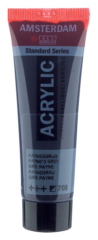 Amsterdam Tubo 20 ml Gris Payne 708 Amsterdam Tubo 20 ml Gris Payne 708