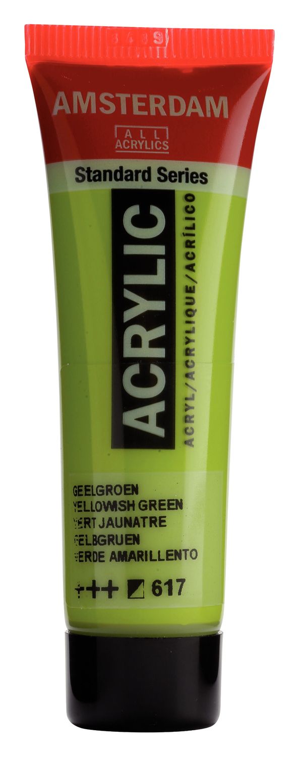 Amsterdam Tubo 20 ml Verde Amarillento 617