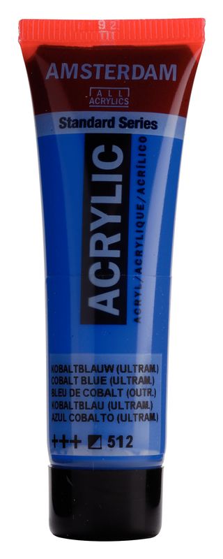 Amsterdam Tubo 20 ml Azul Cobalto (Ultramar) 512 Amsterdam Tubo 20 ml Azul Cobalto (Ultramar) 512