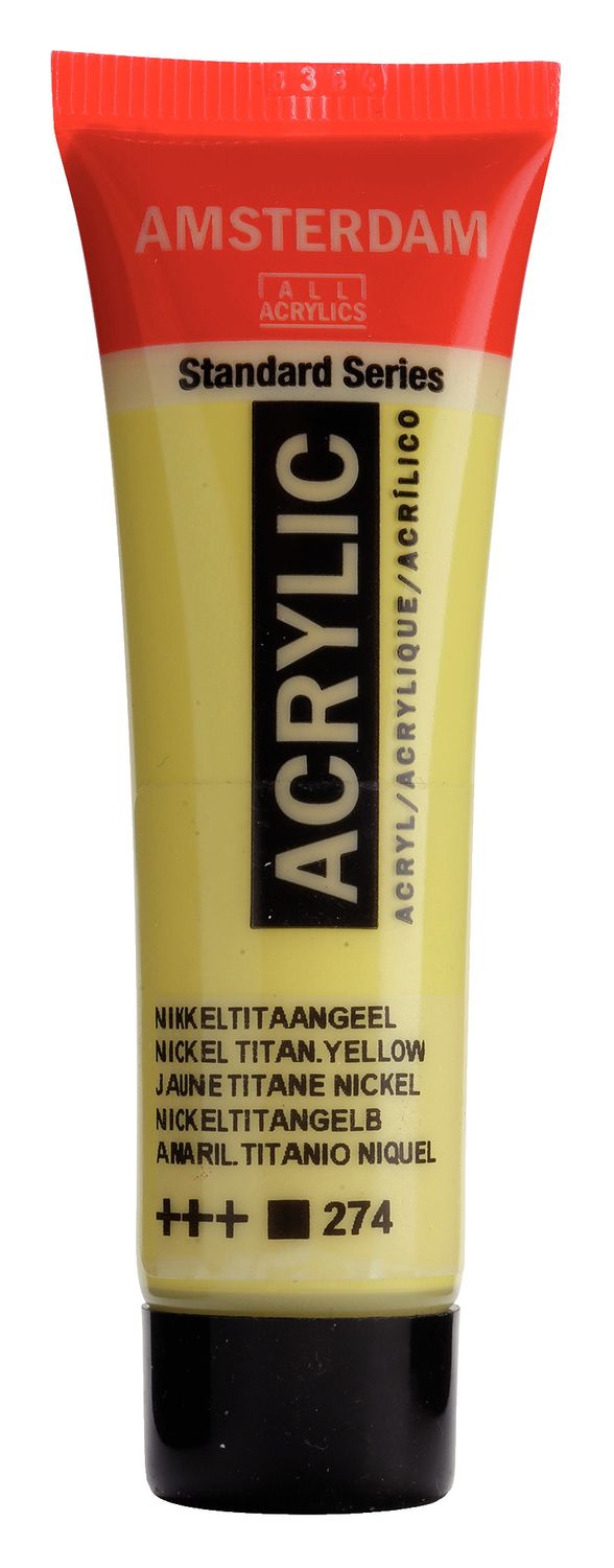 Amsterdam Tubo 20 ml Amarillo Niquel Titanio 274