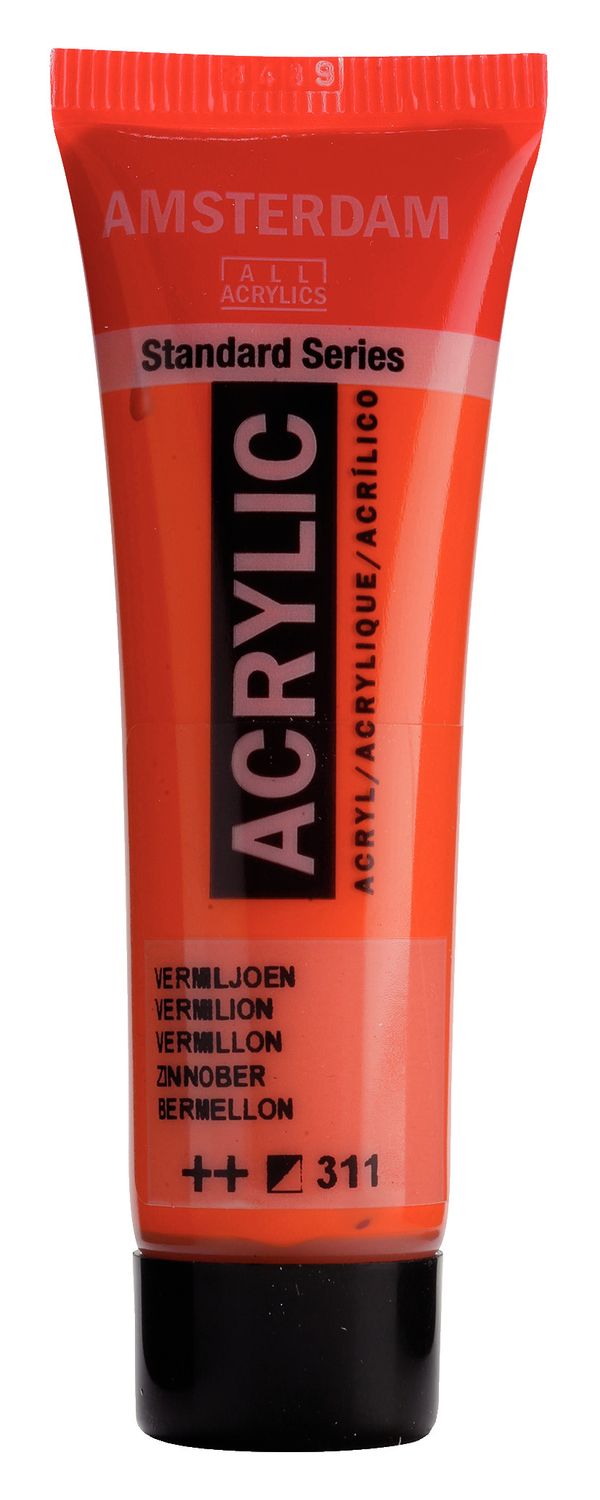 Amsterdam Tubo 20 ml Bermellon 311