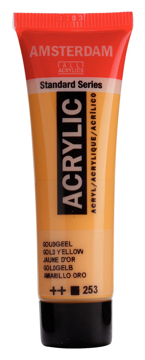 Amsterdam Tubo 20 ml Amarillo Oro 253