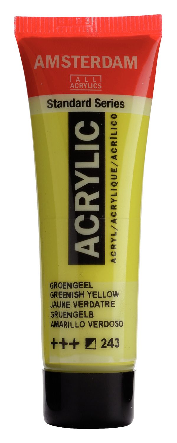 Amsterdam Tubo 20 ml Amarillo Verdoso 243