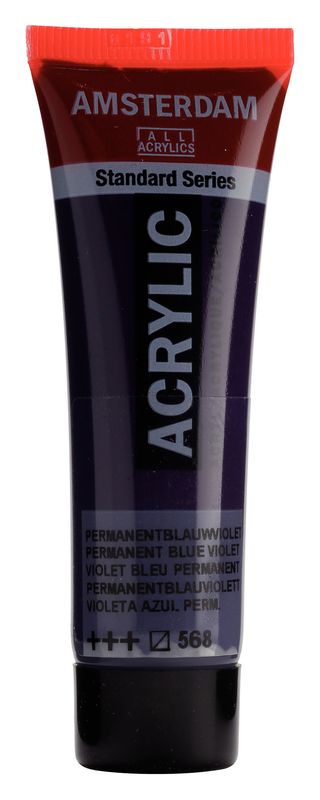 Amsterdam Tubo 120 ml Violeta Azulado Permanente 568 Amsterdam Tubo 120 ml Violeta Azulado Permanente 568