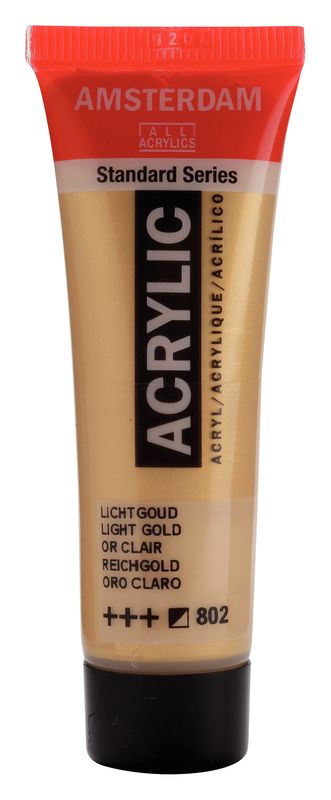 Amsterdam Tubo 120 ml Oro Claro 802 Amsterdam Tubo 120 ml Oro Claro 802