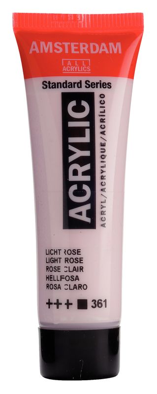 Amsterdam Tubo 120 ml Rosa Claro 361 Amsterdam Tubo 120 ml Rosa Claro 361
