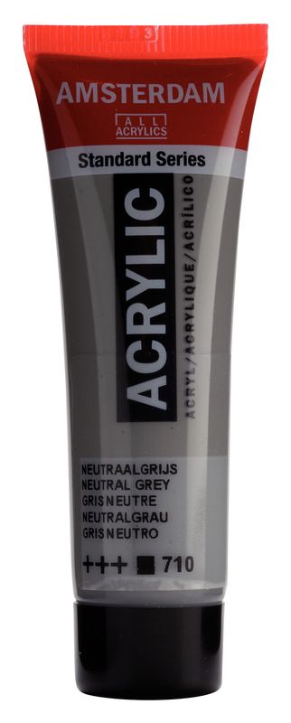 Amsterdam Tubo 120 ml Gris Neutro 710 Amsterdam Tubo 120 ml Gris Neutro 710