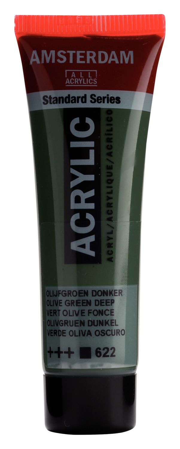 Amsterdam Tubo 120 ml Verde Oliva Oscuro 622