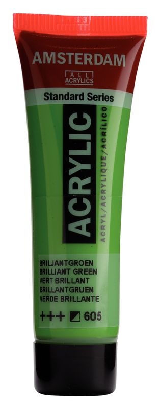 Amsterdam Tubo 120 ml Verde Brillante 605 Amsterdam Tubo 120 ml Verde Brillante 605