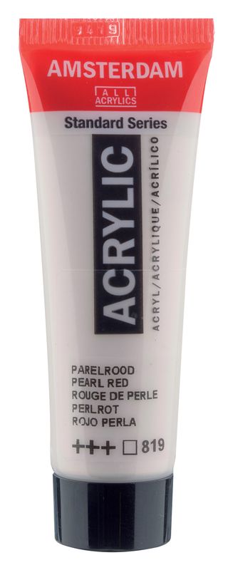 Amsterdam Tubo 120 ml Rojo Perla 819 Amsterdam Tubo 120 ml Rojo Perla 819