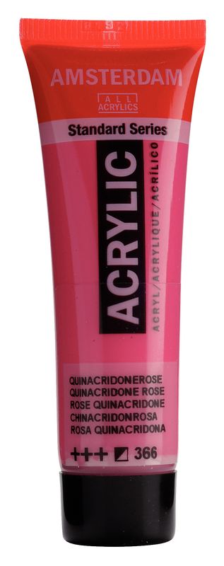 Amsterdam Tubo 120 ml Rosa Quinacridona 366 Amsterdam Tubo 120 ml Rosa Quinacridona 366