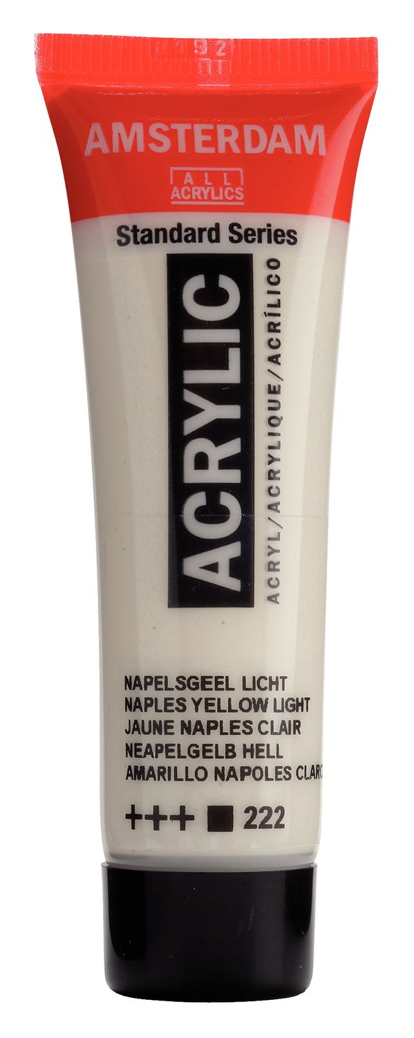 Amsterdam Tubo 120 ml Amarillo Napoles Claro 222
