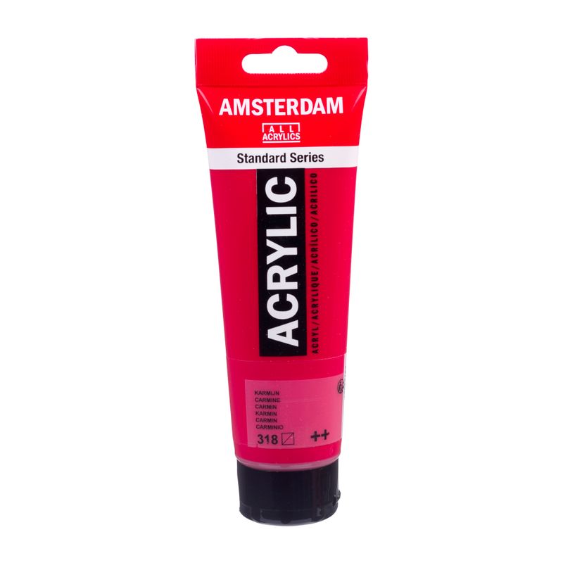 Amsterdam Tubo 120 ml Carmin 318 Amsterdam Tubo 120 ml Carmin 318