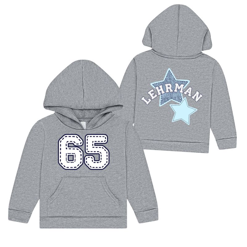 Star Stich Grey Hoodie