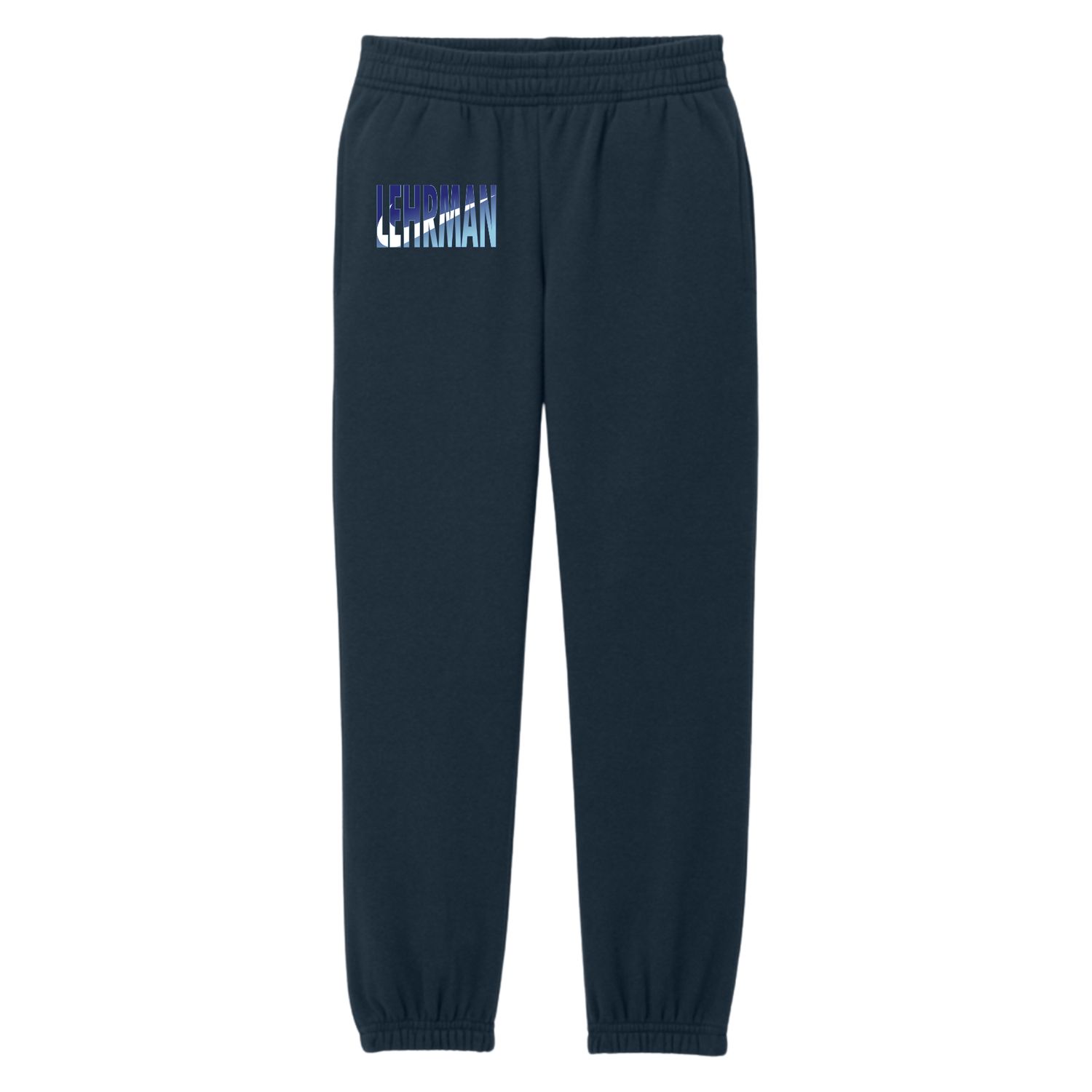 Lehrman Swoosh Navy Sweatpants