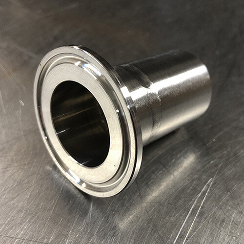 RVS koppelstuk BSP binnendraad - Tri-clamp (DIN11851)